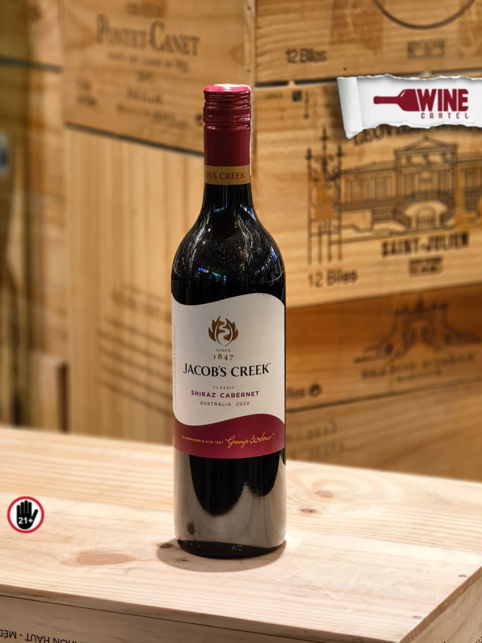 RED WINE Jacob's Creek Shiraz Cabernet Jacob Creek 750mL AUSTRALIA