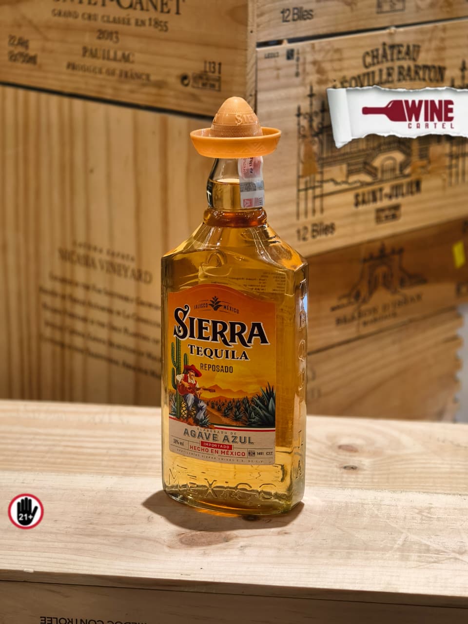 TEQUILA SIERRA REPOSADO AGAVE AZUL 750mL MEXICO