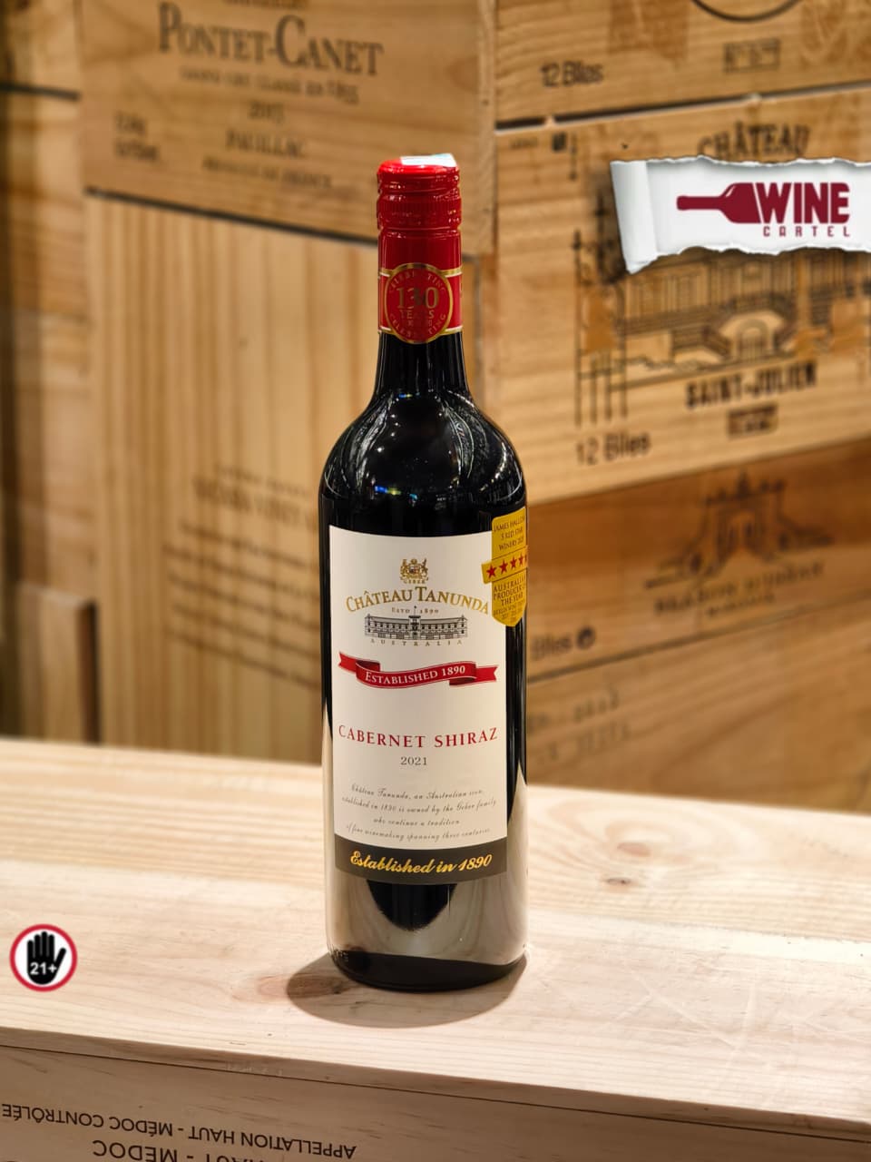 RED WINE Chateau Tanunda Cabernet Shiraz 750mL AUSTRALIA