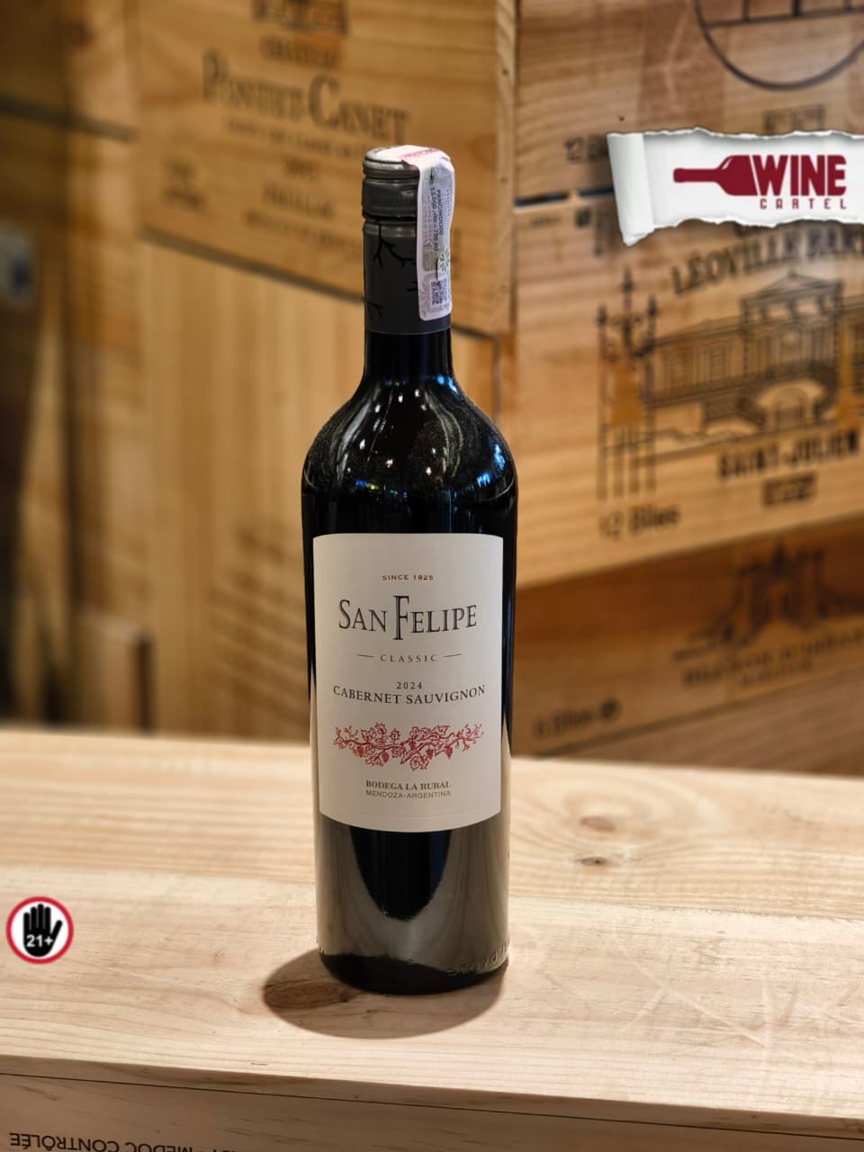 RED WINE San Felipe Classic Cabernet Sauvignon Bodega La Rural Mendoza Argentina 750mL