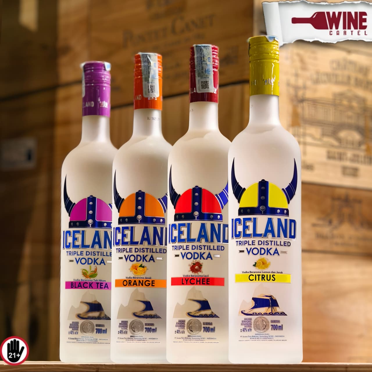 VODKA Iceland Ice Land | Black Tea - Orange - Lychee - Citrus | 700mL