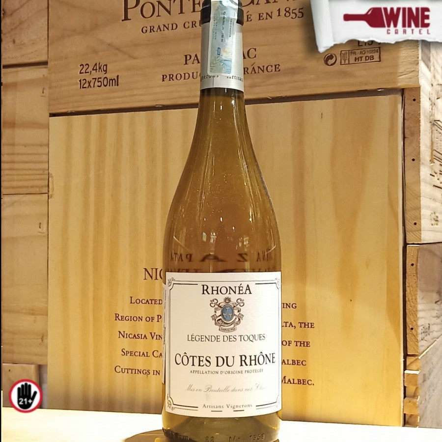 WHITE WINE Rhonea Legende Des Toques Aop Cotes Du Rhone White  750mL FRANCE