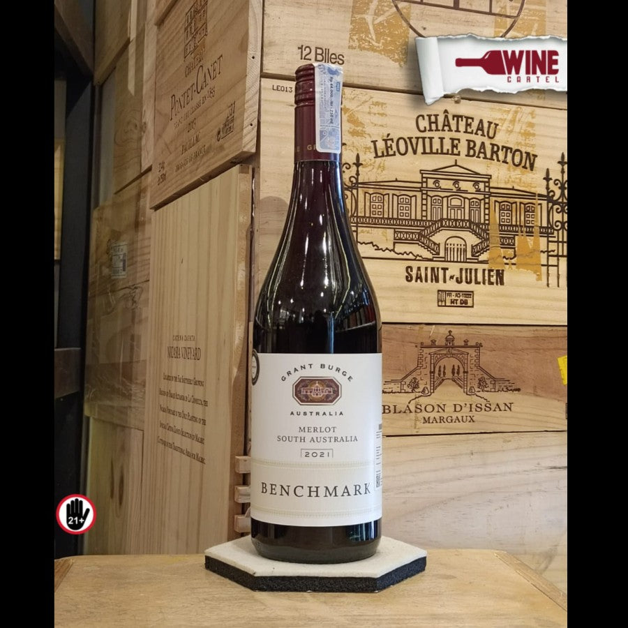 RED WINE Grant Burge Benchmark Merlot 750ml AUSTRALIA