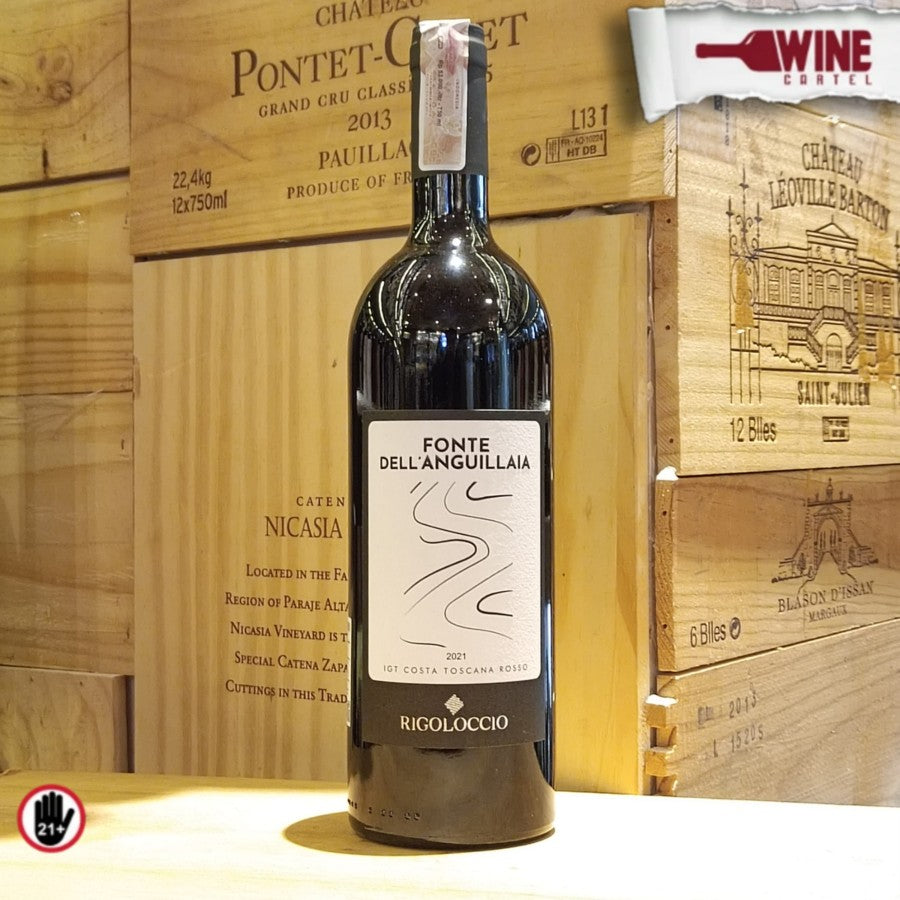 RED WINE Rigoloccio Fonte dell'Anguillaia TUSCANY Blend 750ml ITALY