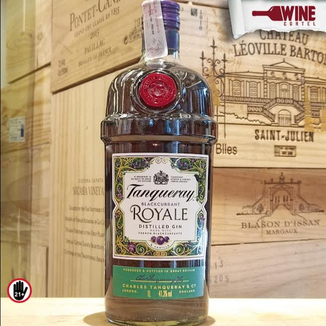 GIN Tanqueray Blackcurrant Royale 1000mL / 1 Litre Bottle Size