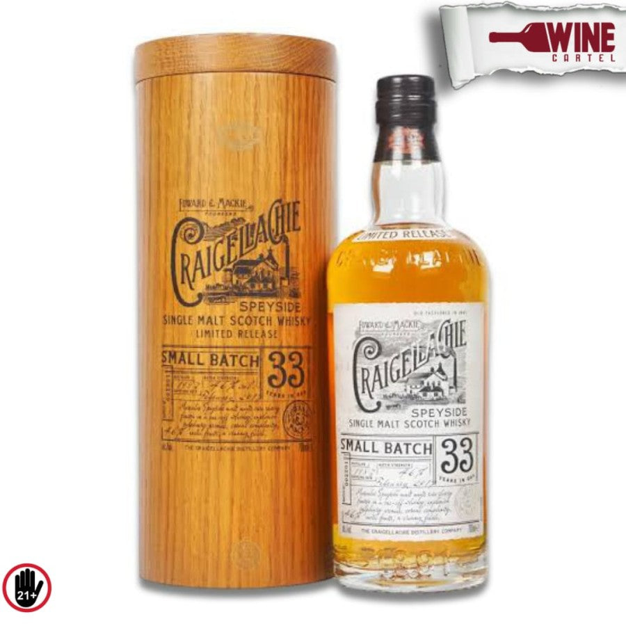 Craigellachie 33 Years Old Single Malt Scotch 700ml Rare Item ORIGINAL SCOTLAND