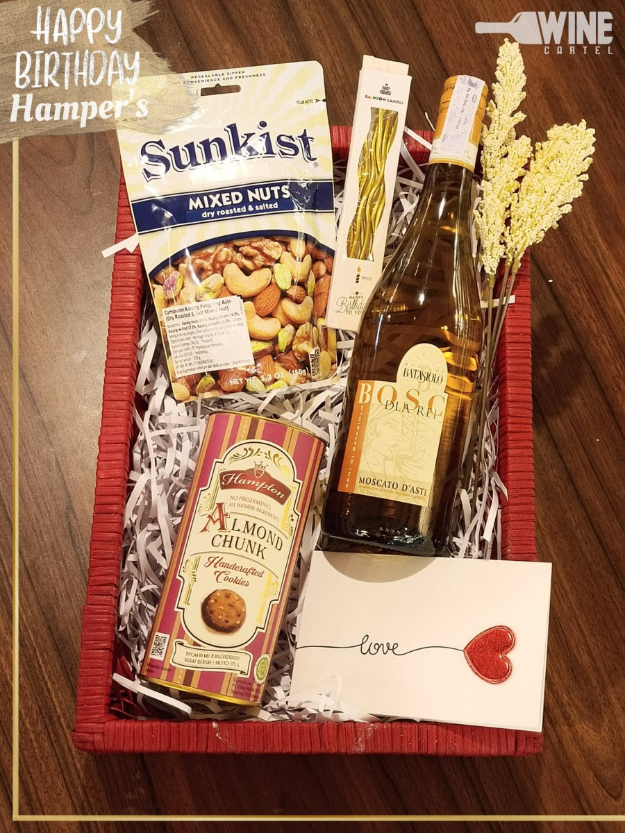 HAMPERS Gift Set Hadiah SPARKLING WINE Beni Di Batasiolo D'asti ITALY