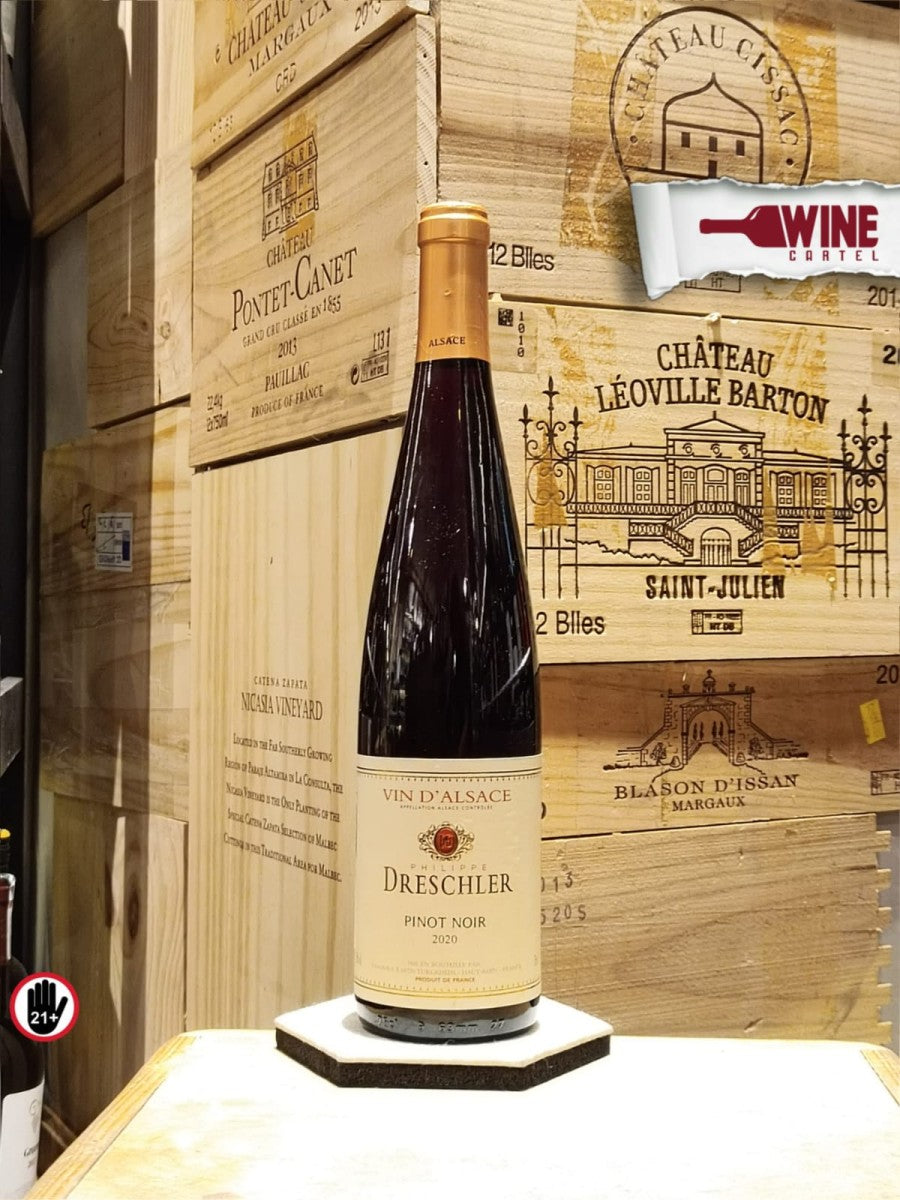 RED WINE Vin D Alsace Philippe Dreschler Pinot Noir 750ml FRANCE