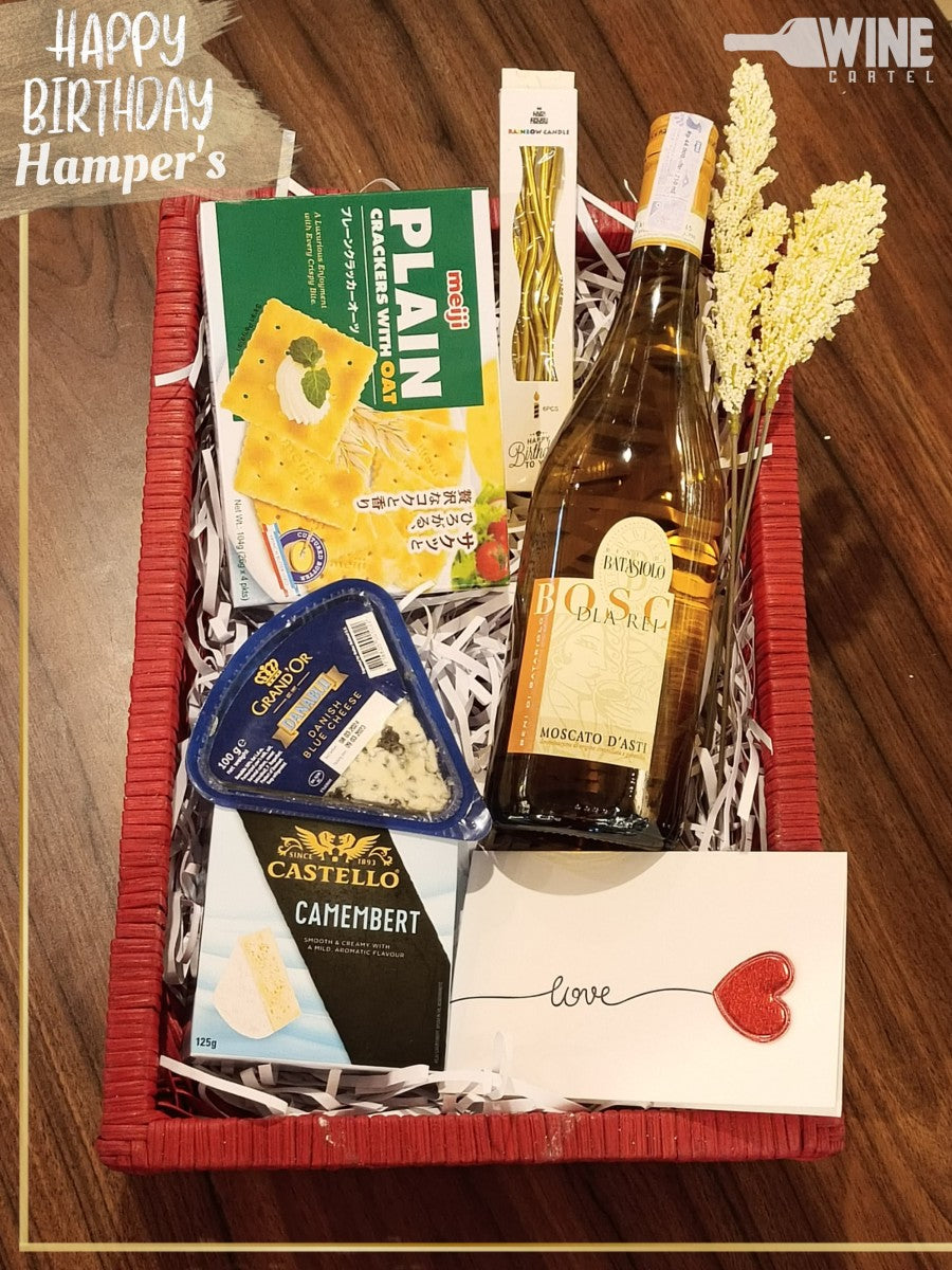 HAMPERS Gift Set Pack SPARKLING WINE Beni Di Batasiolo Moscato D'asti ITALY