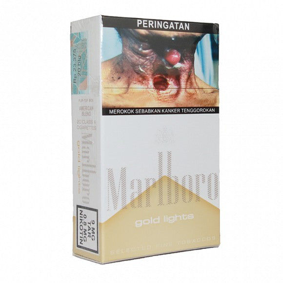 Roko Marlboro Putih 20 Batang / Rokok Marboro Gold Lights Cigarettes INDONESIA