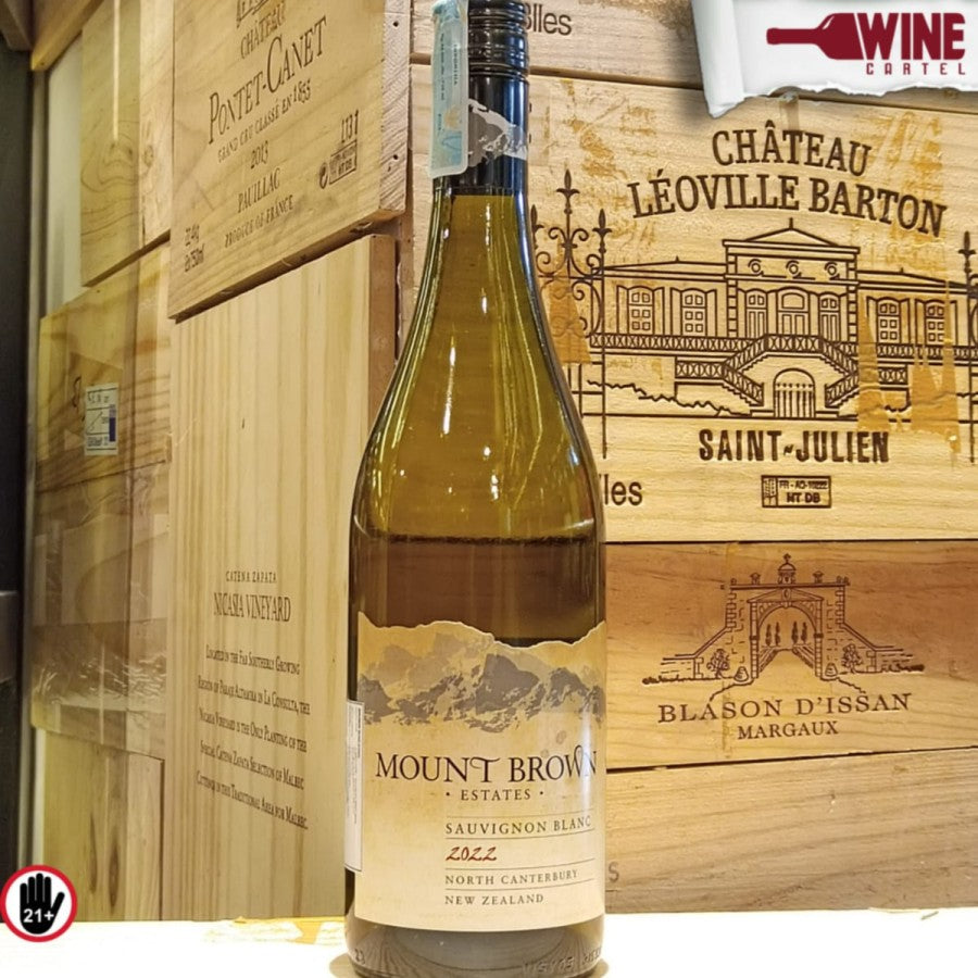WHITE WINE Mount Brown Sauvignon Blanc New Zealand 750mL NEW ZEALAND