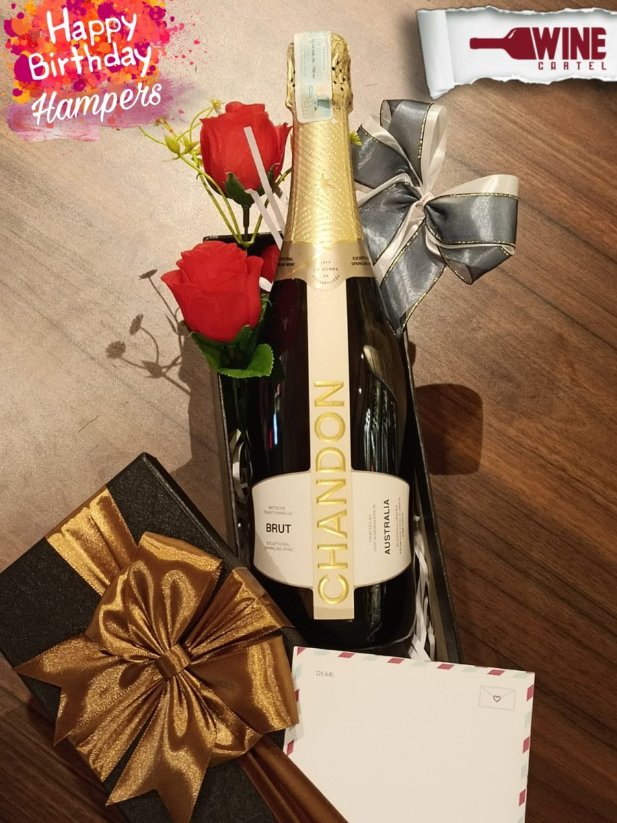 HAMPERS GIFT Birthday Kado SPARKLING WINE Domaine Chandon Brut 750ml AUSTRALIA