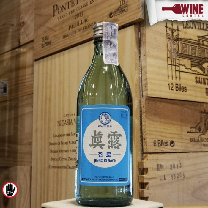 Jinro IS Back Korea Import 360ml 1 DUS 20 BOTOL X 360mL BOX Karton Ctn KOREA