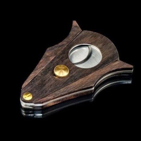 Wooden Double Blade Cigar Cutter - Pemotong Rokok Cerutu
