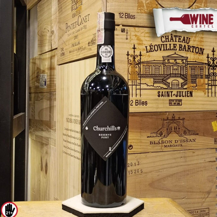 RED WINE Churchills/Churchill's Reserve Port Wine 750mL PORTUGAL