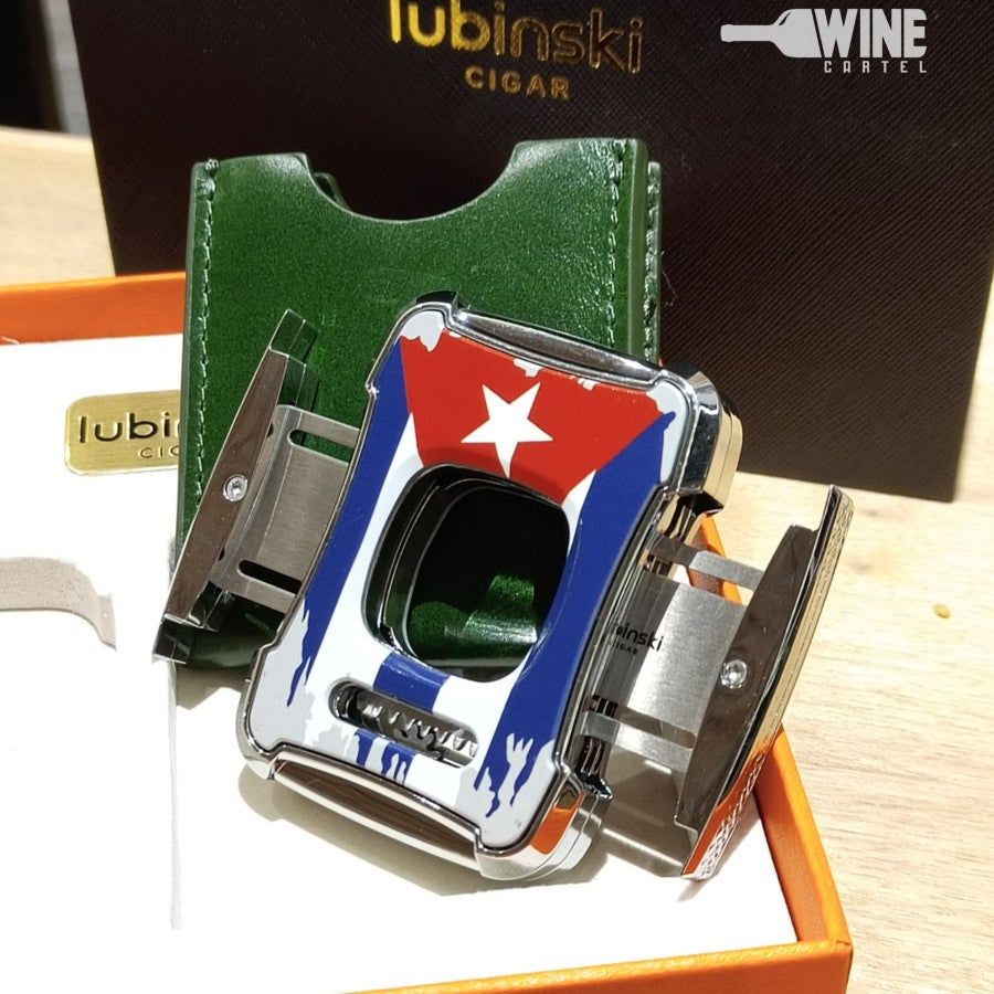 Cigar Cutter Pemotong Cerutu Metal Premium Chrome Stainless Gift BOX