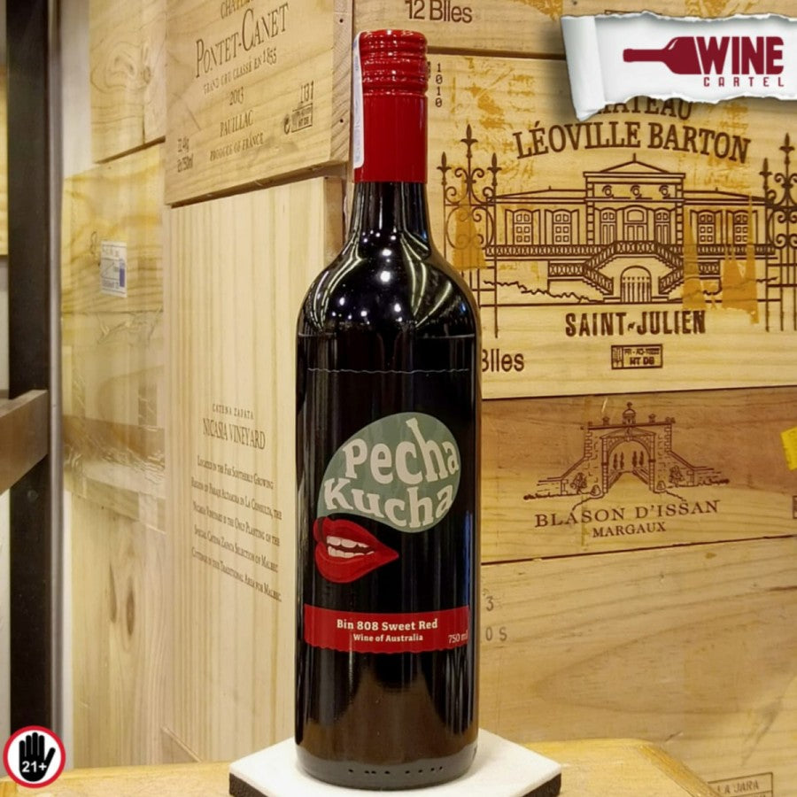 Pecha Kucha Bin 808 Sweet Red Wine 750 ml ORIGINAL REGISTERED AUSTRALIA