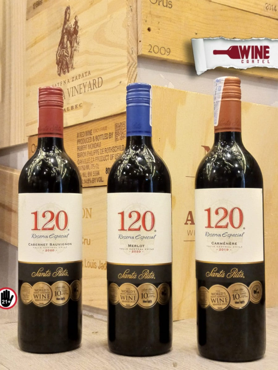 Santa Rita 120 Reserva Especial Cabernet Sauvignon/ Merlot/ Carmenere CHILE