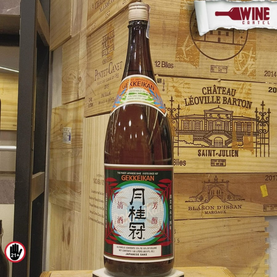 SAKE Gekkeikan Traditional Japanese Sake 1800ml / 1.8L