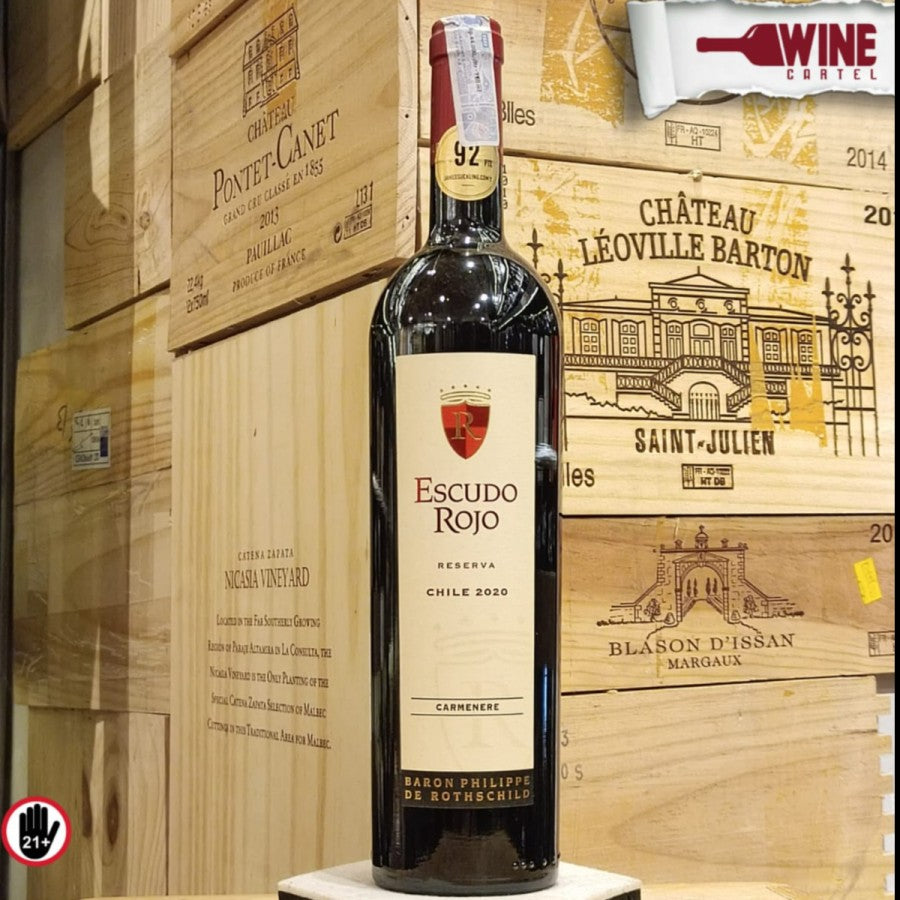 RED WINE Escudo Rojo Carmenere Reserva 750mL CHILE