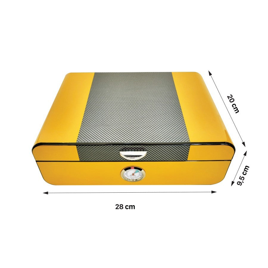 Box SET Cigar Cerutu Kotak Cohiba Fine Humidor Humidifier Hygrometer