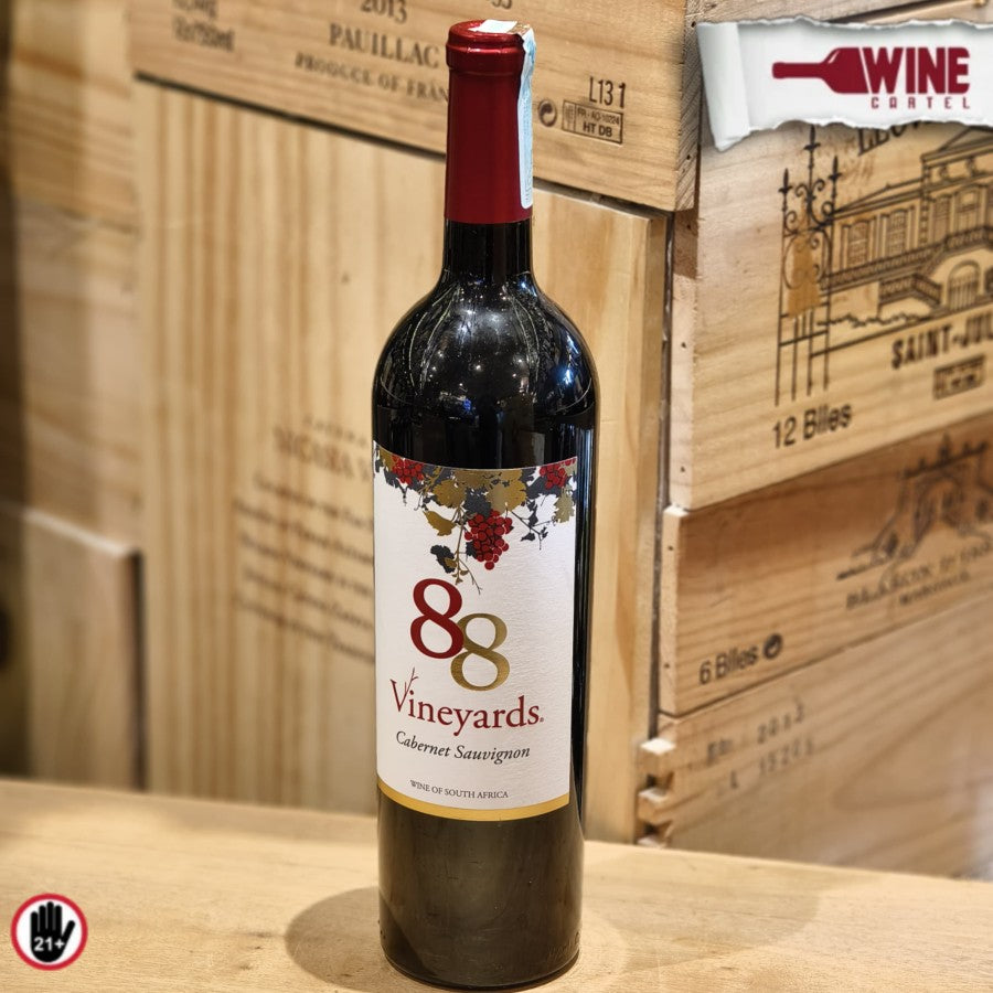RED WINE 88 Vineyards Cabernet Sauvignon 750 ml SOUTH AFRICA