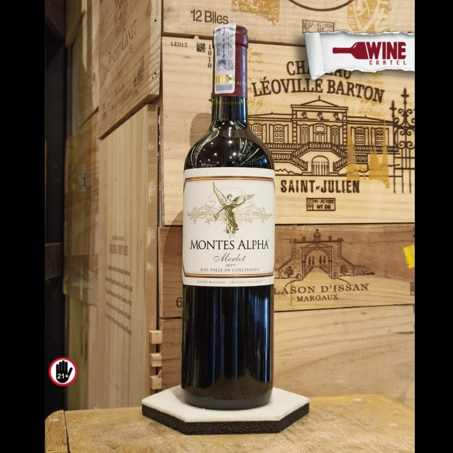 RED WINE Montes Alpha Merlot 750mL CHILE