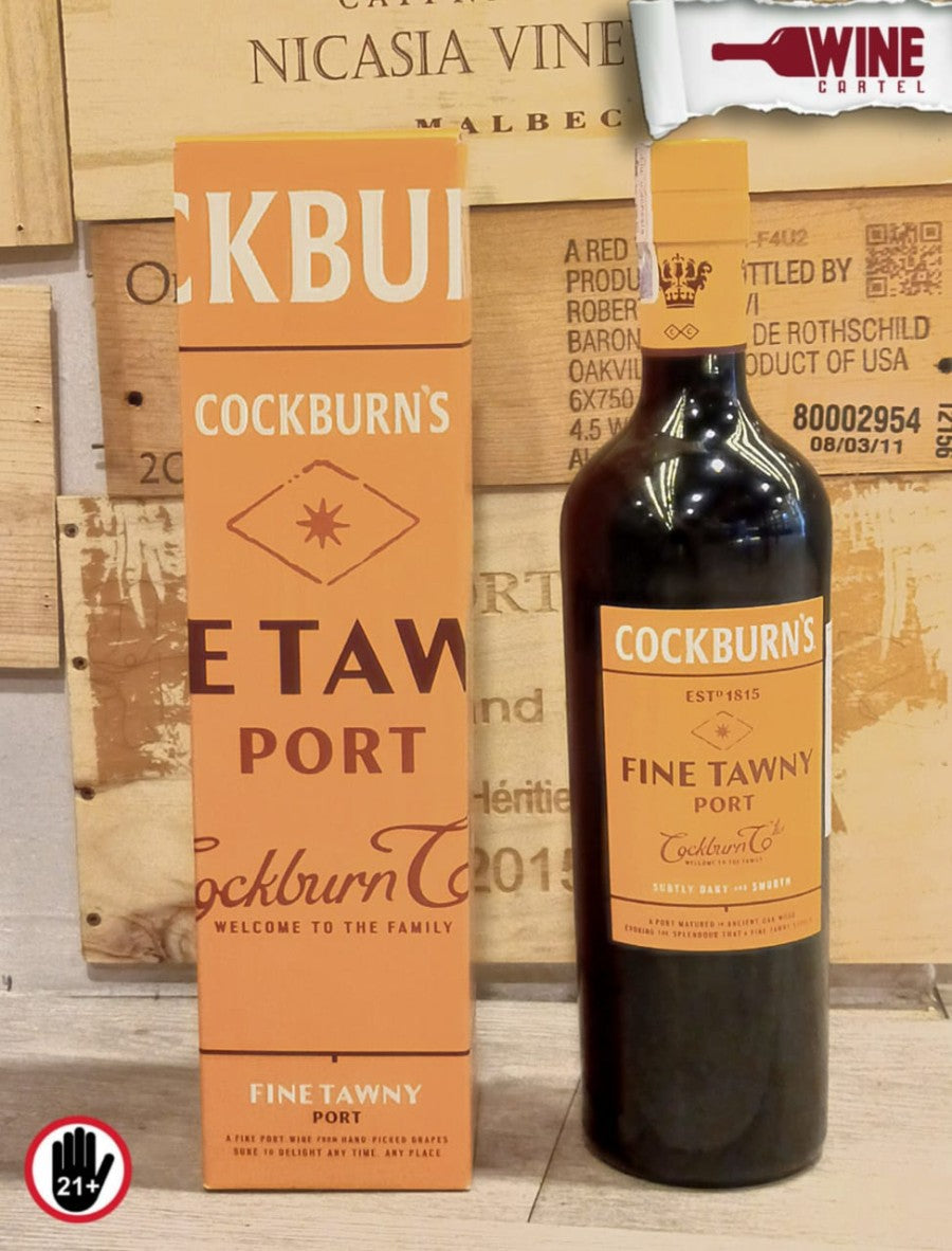 PORT WINE Cockburn's Fine Tawny port wine 750mL PORTUGAL