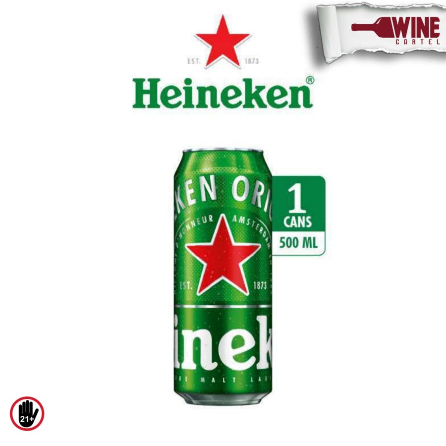 BEER Heineken Can Bir Kaleng 500 ml NETHERLANDS