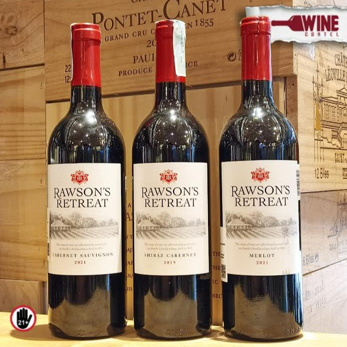 RED WINE Rawson's Retreat Shiraz / Merlot / Cabernet Sauvignon 750ml AUSTRALIA