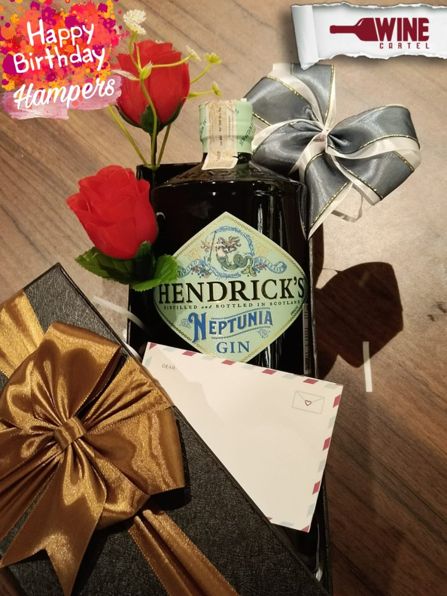 GIFT BIRTHDAY Kado Hadiah SET GIN Hendricks Hendrick Neptunia Gin SCOTLAND