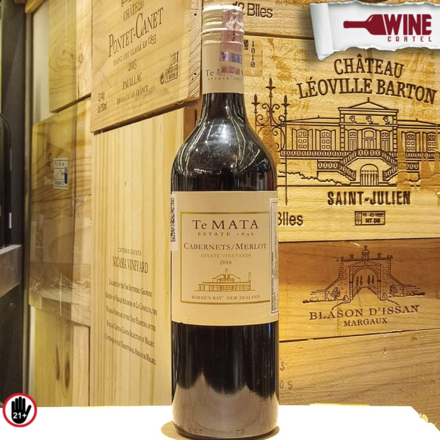 RED WINE Te Mata Estate Merlot Cabernets 750mL NEW ZEALAND