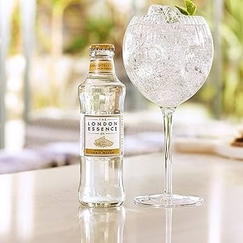 London Essence Original Indian Tonic Water 200ml Bottle Kaca Mixer Gin / KRAT Ctn X24 Botol INDIA