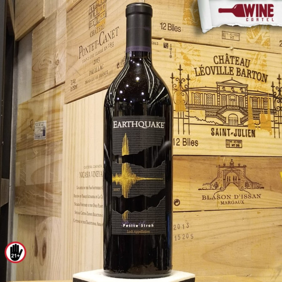 RED WINE Michael David Earthquake Petite Sirah 2017 750mL UNITED STATES