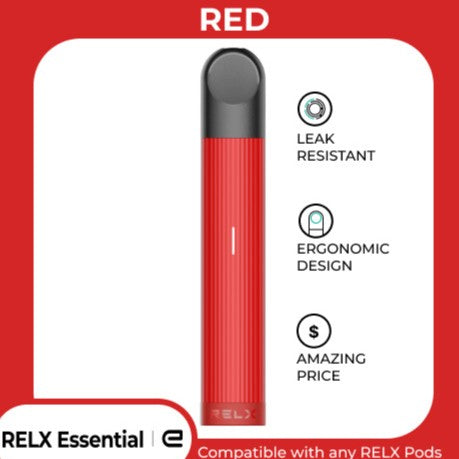 RELX Essential Device - Red Mini Pod Vape Pods