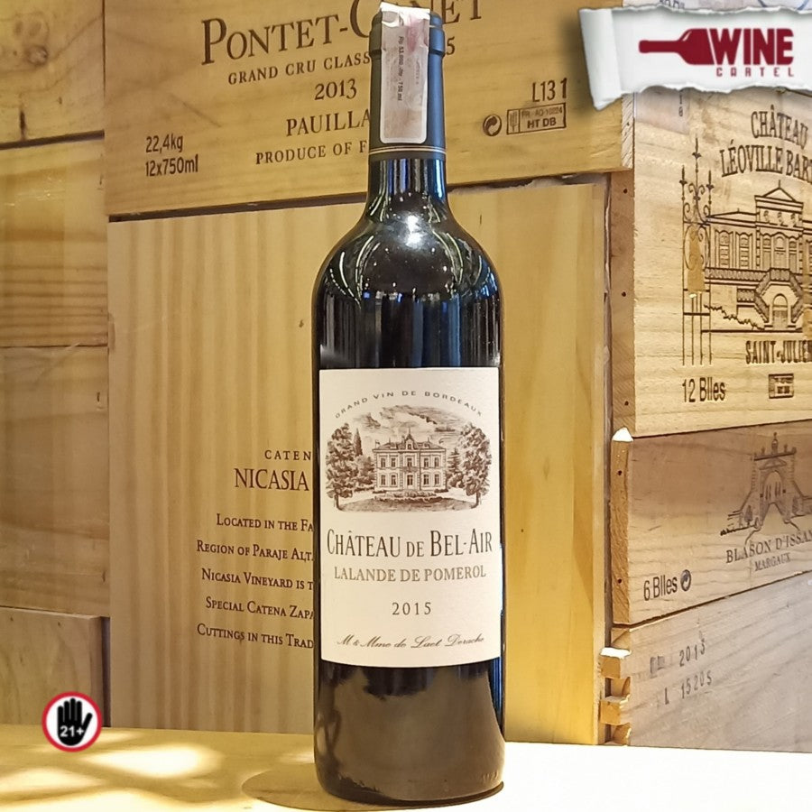 RED WINE Chateau Bel Air Pomerol 750mL FRANCE