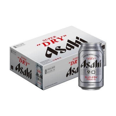 1 DUS / BOX BEER CAN Kaleng Japan Asahi Super Dry Japanese Beer Bir 330mL x 24 CAN