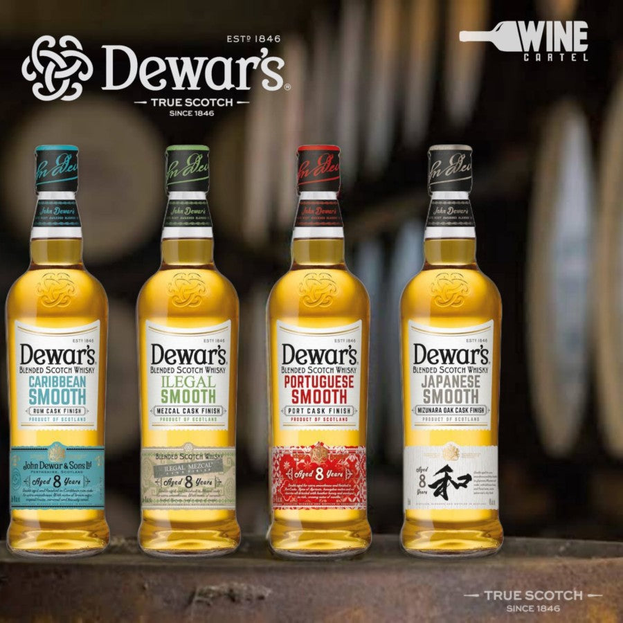 BUNDLING WHISKY 4 Botol Promo Dewars Package Dewar's Limited Promo SCOTLAND