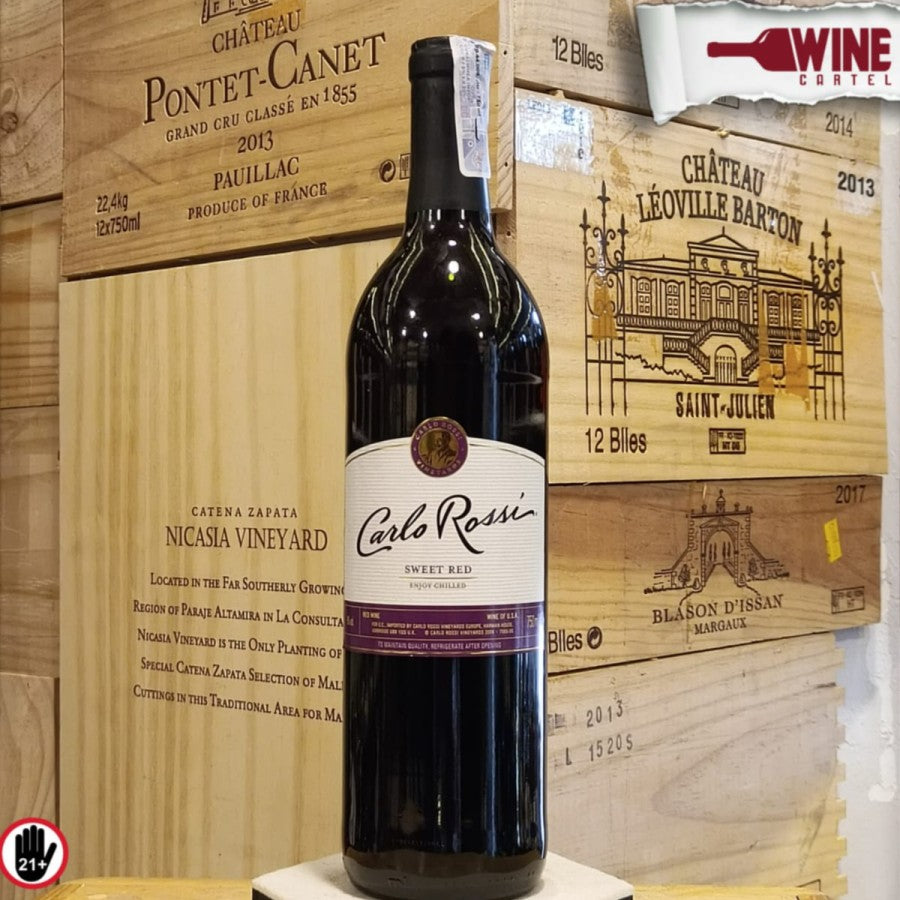 Carlo Rossi Sweet Red Wine 750ml ORIGINAL REGISTERED USA