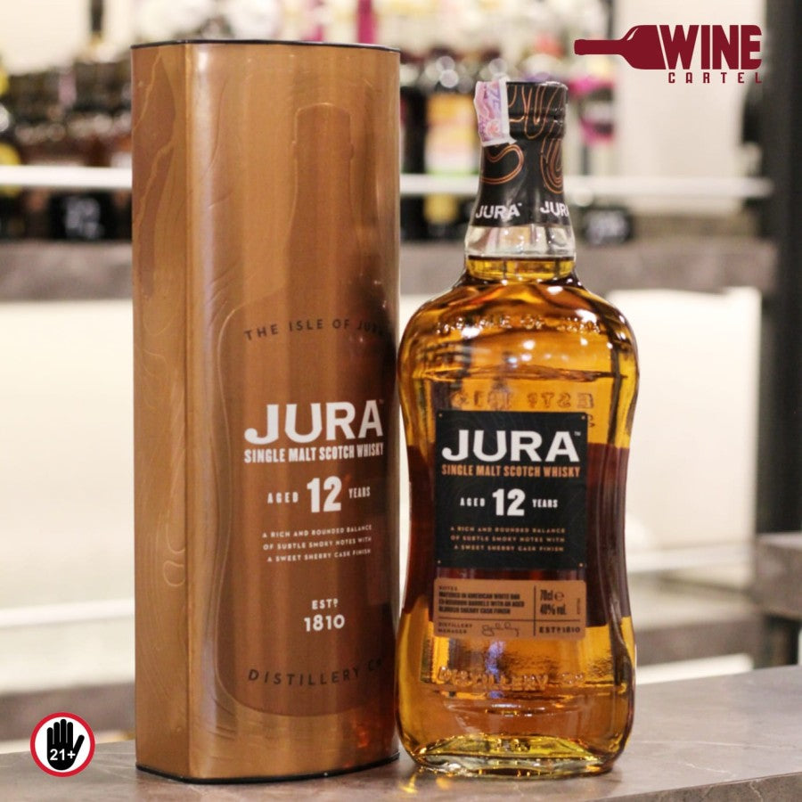 WHISKY JURA 12 Single Malt Scotch Whisky 700mL
