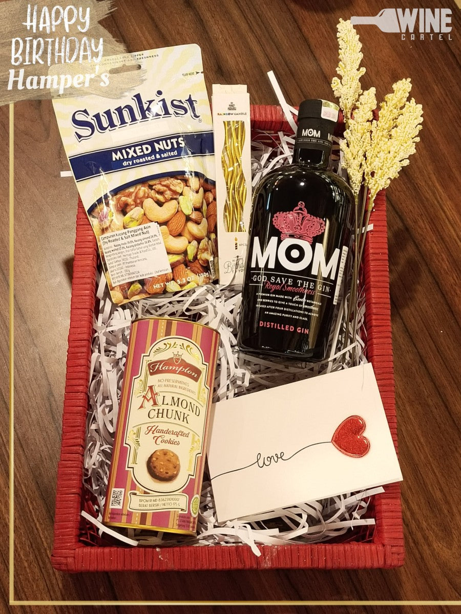 GIN MOM Gin SET Hampers Gift BIRTHDAY Ulang Tahun Kado Package SPAIN