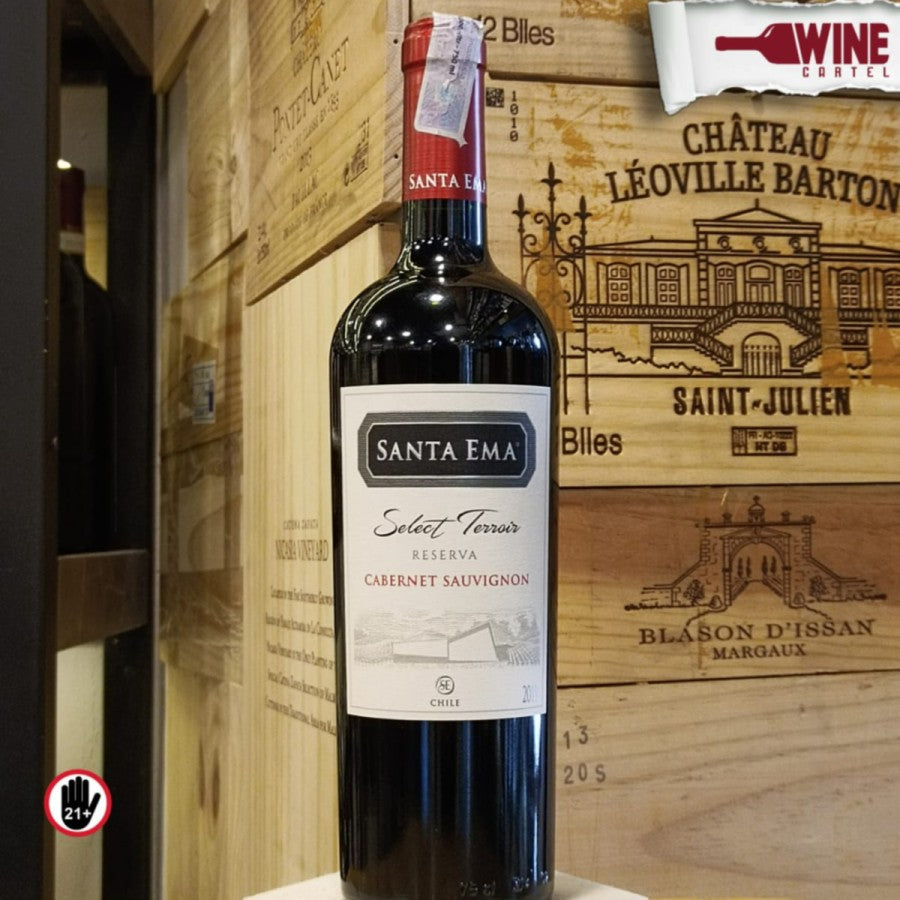Santa Ema Reserva Cabernet Sauvignon 750 ml.ORIGINAL REGISTERED CHILE