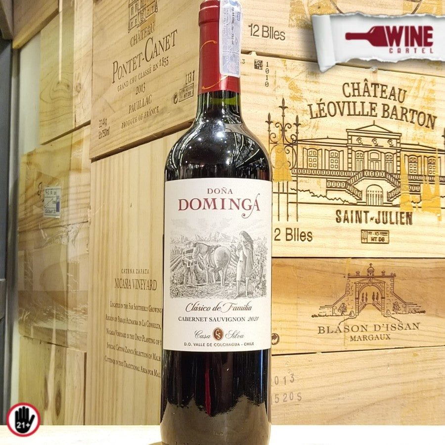 RED WINE Dona Dominga Clasico De Familia Cabernet Sauvignon 750mL CHILE