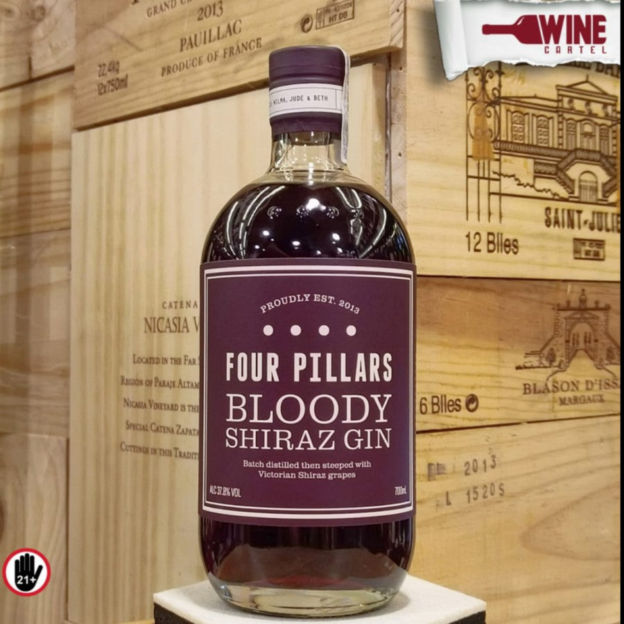 GIN Four Pillars Bloody Shiraz GIN - Yarra valley grapes 700ml
