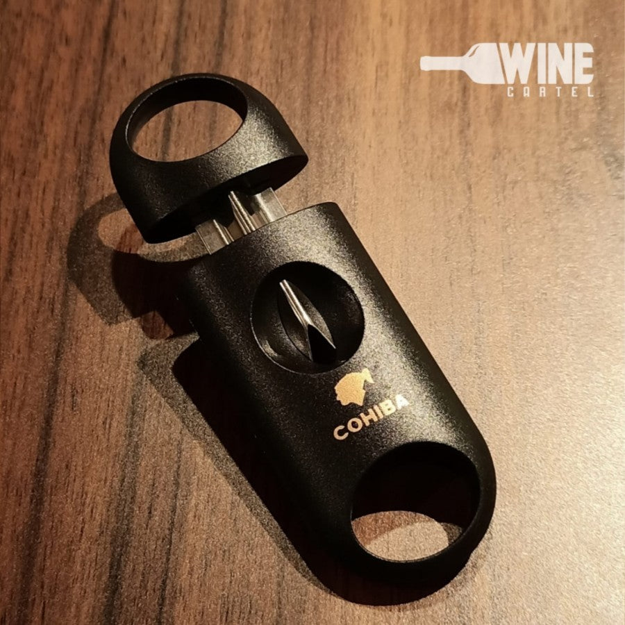 Pemotong Cerutu V COHIBA Cutter Rokok Cigar - Black Warna Hitam