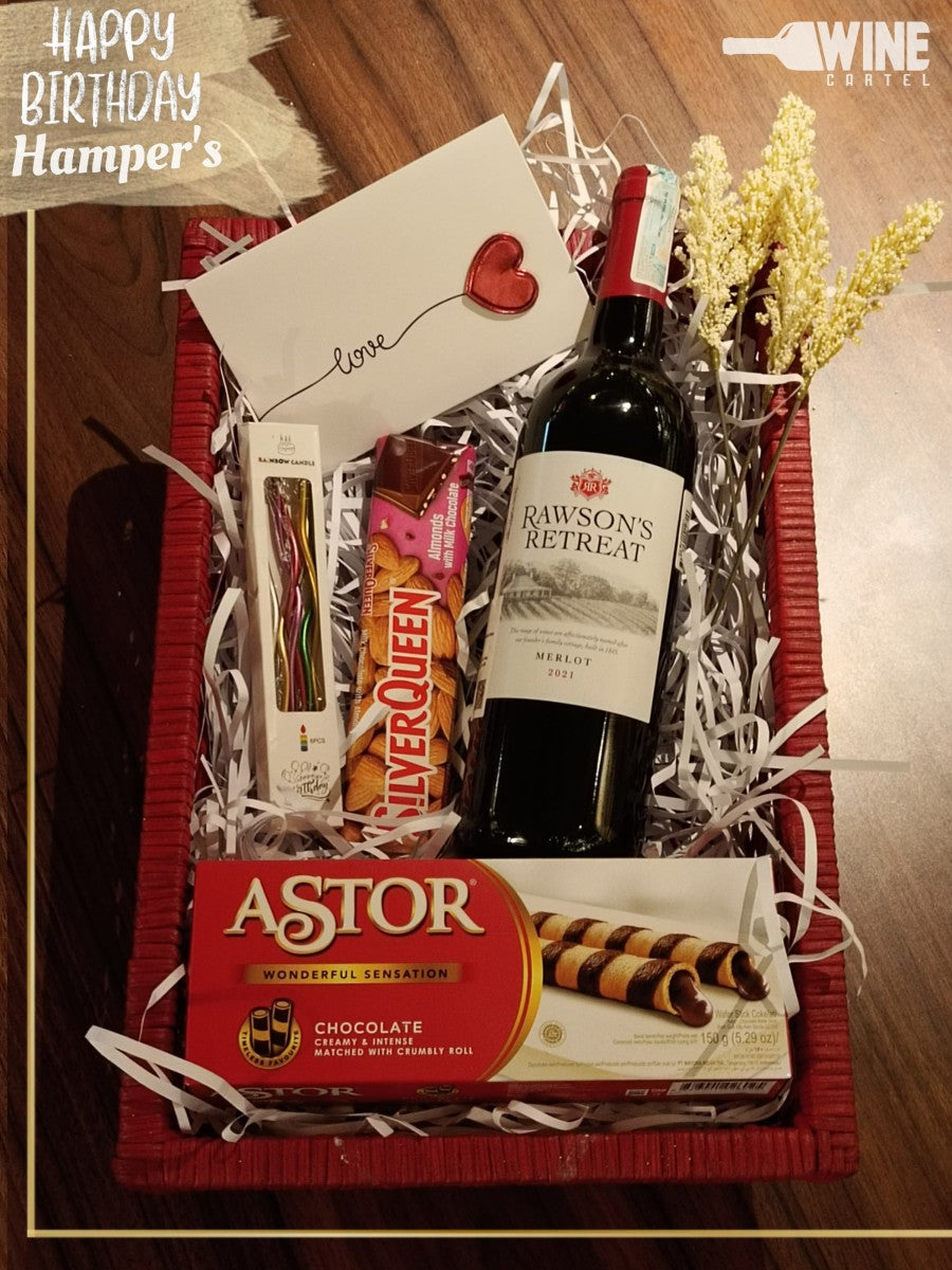 Hampers Gift Set Box Complete Package RAWSON'S RETREAT Rawson Red Wine AUSTRALIA