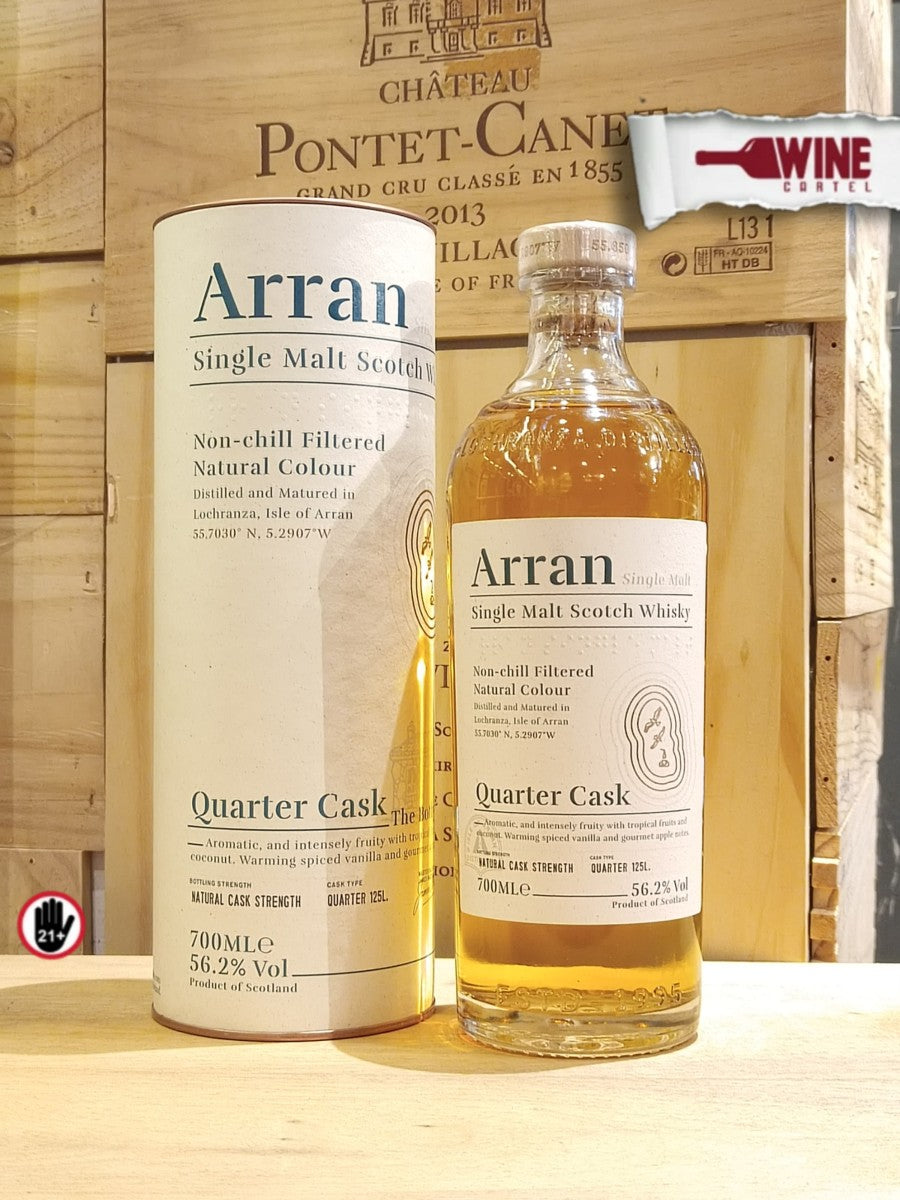 WHISKY Arran Quarter Cask Single Malt Scoth Whiskey 700mL UK