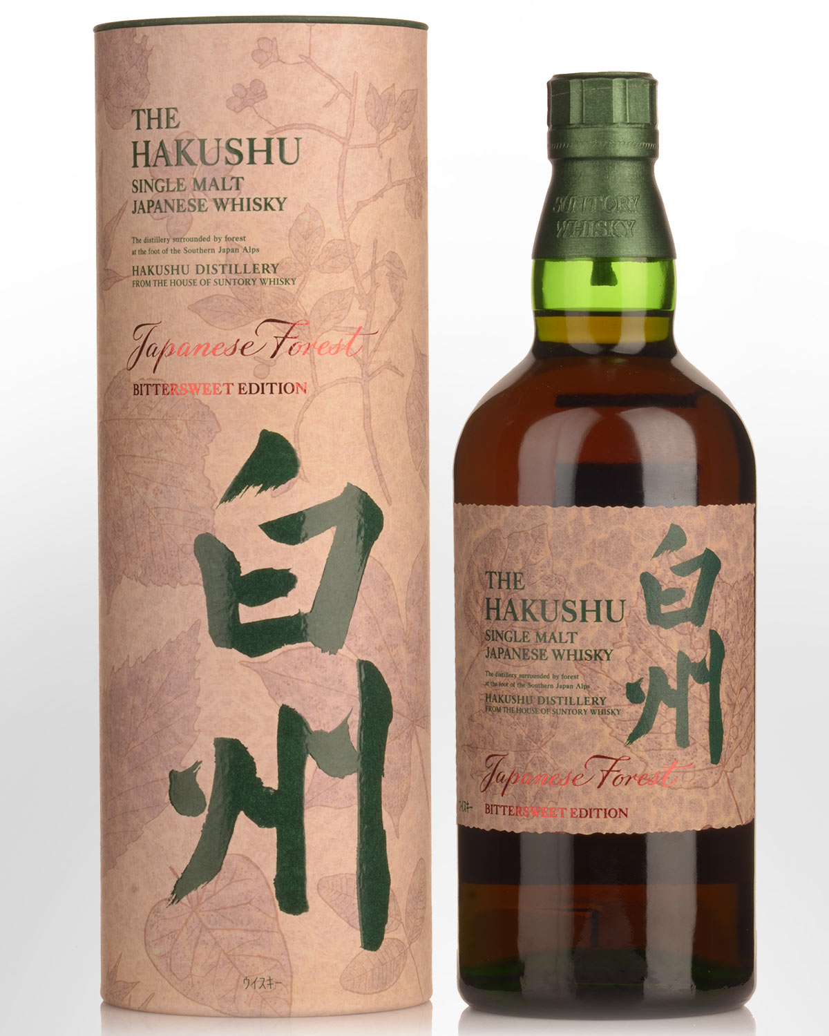 JAPANESE WHISKY The Hakushu Japanese Forest Bittersweet Edition Single Malt 700ml